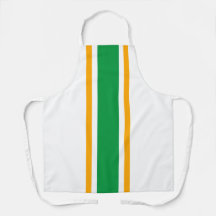 Fett hellgrüne gelbe Streifen auf weiß