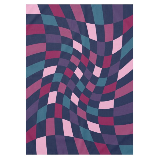 Fett hintereinander Prüfmuster Tischdecke (Vorderseite)