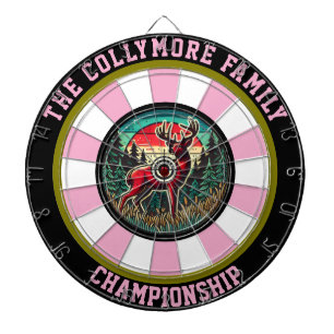 Fett Hirschzielwald-Dekor Dartscheibe