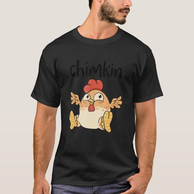Fett Hühnchen Chimkin Hühnchen T-Shirt (Vorderseite)