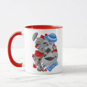 Fett & künstlerische Keramik Kaffee Tasse