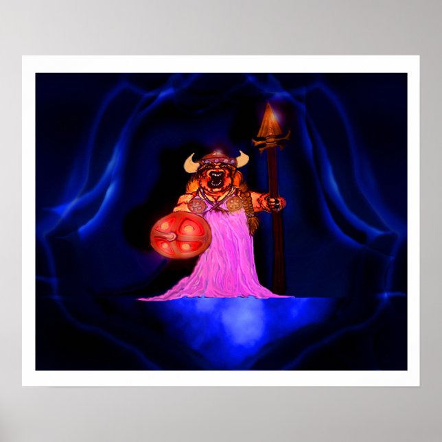 Fett-Lady singt Poster (Vorne)