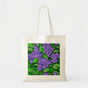 Fett Lilac Blume Leinwand Tasche