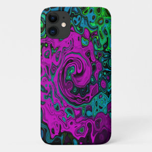 Fett Magenta Abstract Groovy Flüssigkeitskunst-Wir Case-Mate iPhone Hülle