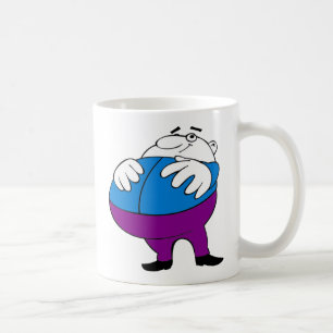 Fett-MannCartoon Tasse