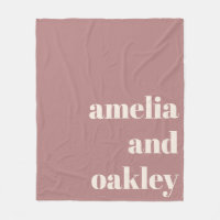 Fett Minimalistische Dusty Rose Retro Custom Weddi