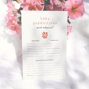 Fett Moderne Blumen Baby Predication & Advisor Gam
