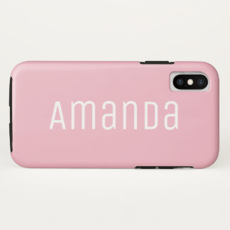 Fett Moderner Schriftart rosa Case-Mate iPhone Hülle