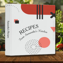 Fett modernes abstraktes Design auf weißem Rezept