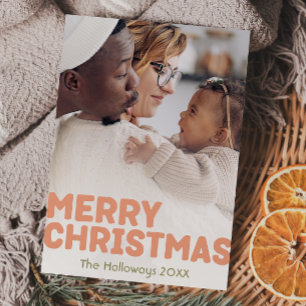 Fett Modernes fröhliches Weihnachten Volles Vertik