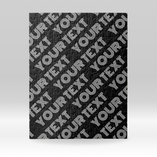 Fett modernes Retro-Namen- oder Wortmuster Puzzle (Von Creator hochgeladen)