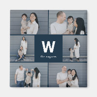 Fett monogram bearbeitbare Farbe Modernes Foto Mag