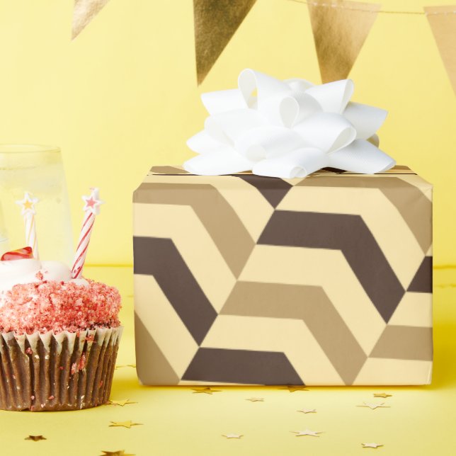 Fett-Monogramm-Sparkling-Tag der zeitgenössischen  Geschenkpapier (Geburtstagsparty)