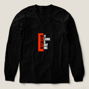 Fett motivierender Zitat-T - Shirt - Sprechen been