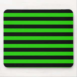Fett-Muster für grüne und schwarze Streifen Mousepad