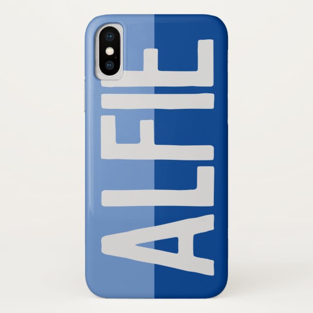 Fett Name Design - Alfie Case-Mate iPhone Hülle (Rückseite)