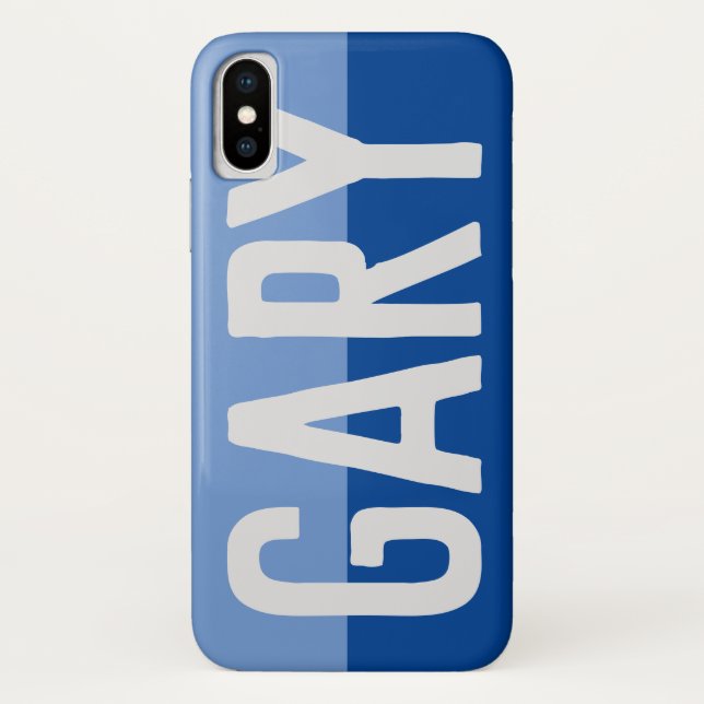 Fett Name Design. Case-Mate iPhone Hülle (Rückseite)