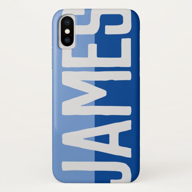 Fett Name Design. Case-Mate iPhone Hülle (Rückseite)