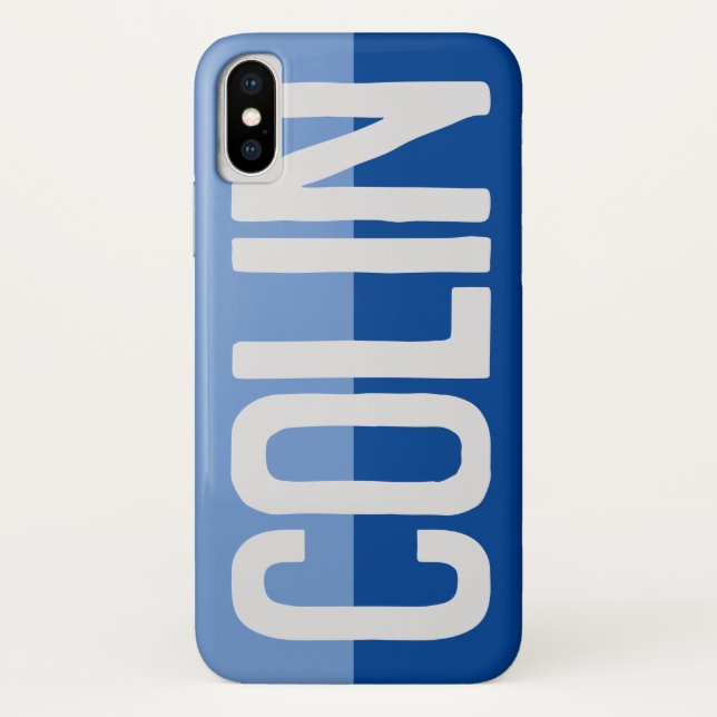 Fett Name Design. Case-Mate iPhone Hülle (Rückseite)
