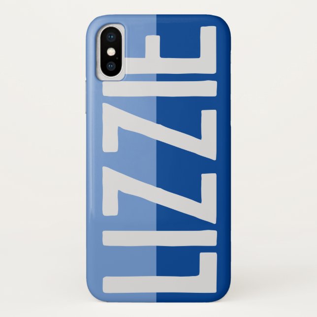 Fett Name Design. Case-Mate iPhone Hülle (Rückseite)
