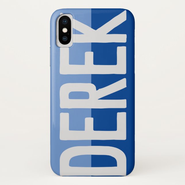 Fett Name Design - Derek Case-Mate iPhone Hülle (Rückseite)