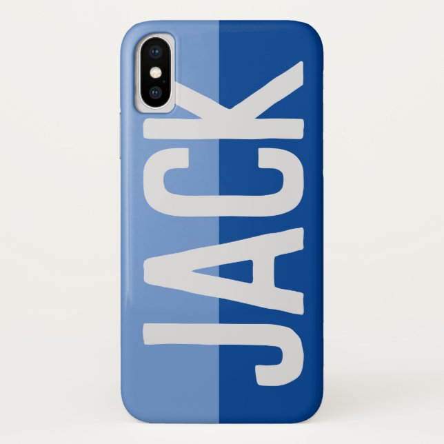 Fett Name Design - Jack Case-Mate iPhone Hülle (Rückseite)