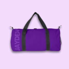 Fett Name Gym | Monogram Männer-Frauen-Duffle Duffle Bag