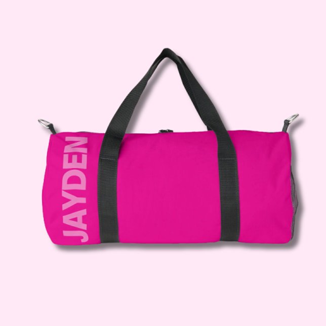 Fett Name Gym | Monogram Männer-Frauen-Duffle Duffle Bag (Monochrome Colorful Gym Workout Bags)