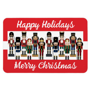 Fett Nutcrackers Custom Text Christmas Frig Magnet