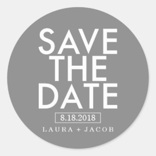 Fett Overlay Save the Date Aufkleber bearbeiten Fa