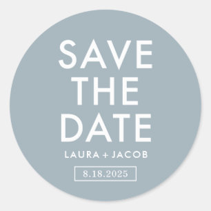 Fett Overlay Save the Date Aufkleber bearbeiten Fa