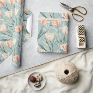 Fett Petals Tulip Papier Umpackpapier Geschenkpapier