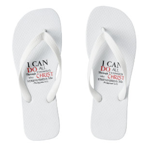 Fett PHILIPPIANS 4:13 Flip Flops