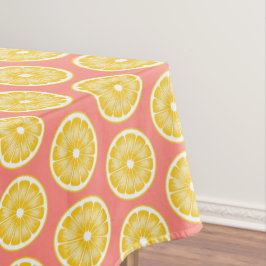 Fett Pop Art Pink Lemonade Slice Gelb Tischdecke