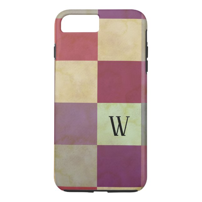 Fett Quadrat Muster Case-Mate iPhone Hülle (Rückseite)