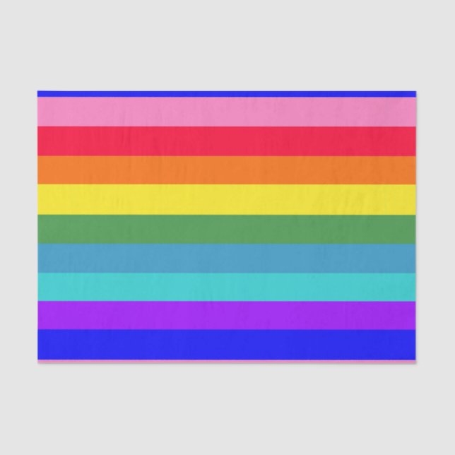 Fett Rainbow Striptepapier Seidenpapier (Vorderseite)