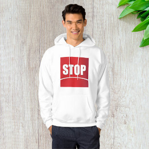 Fett Red Stopp Sign Hoodie