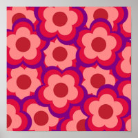 Fett-Retro-Hippie-Blume