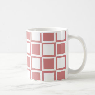 Fett rosa Mod Quadrate Kaffeetasse