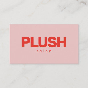 Fett rosa und rot Moderne Personalisiert Visitenkarte
