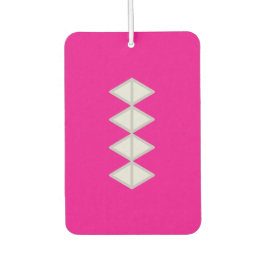 Fett rosa und weiß autolufterfrischer