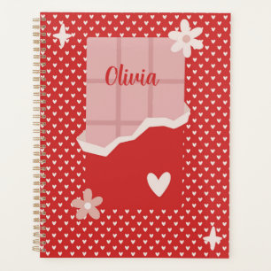Fett rotes Herz Liebe Design - Perfekt für kundens Planer