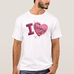 Fett & schöne rosa I LOVEW WINE Grafik T-Shirt