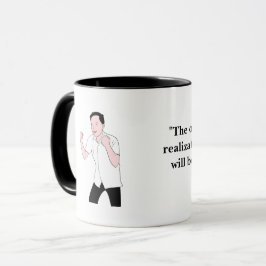 Fett Schwarze Inspiration Tasse