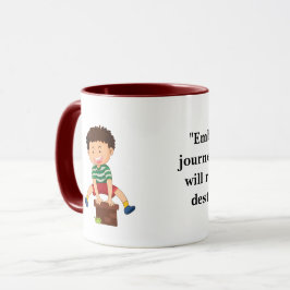 Fett Schwarze Inspiration Zitate Tasse