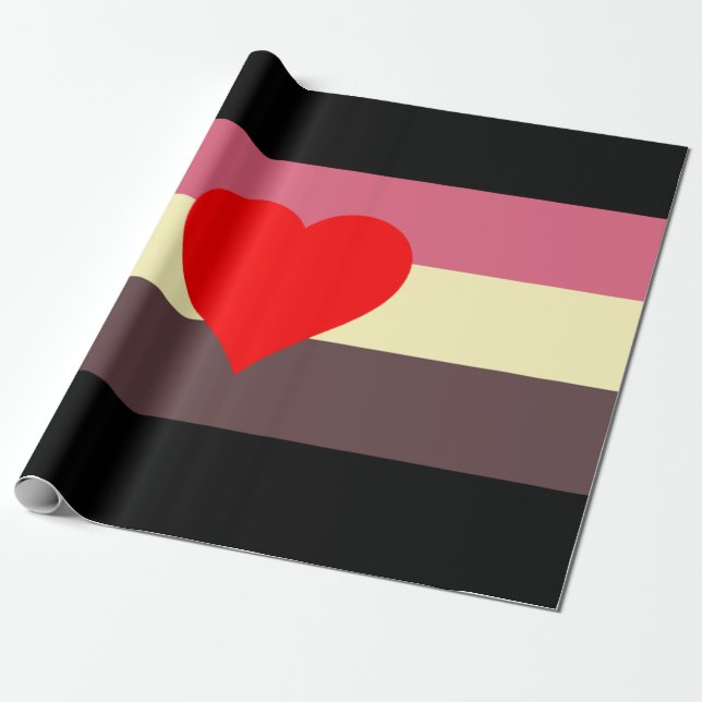 Fett-Stolperflagge Geschenkpapier (Ungerollt)