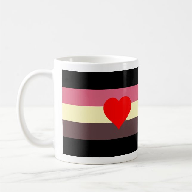 Fett-Stolperflagge Kaffeetasse (Links)