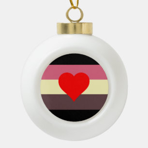 Fett Stolz Flagge Keramik Kugel-Ornament