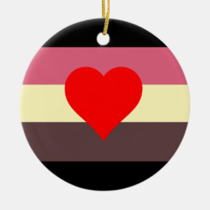 Fett Stolz Flagge Keramik Ornament