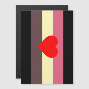 Fett Stolz Flagge Magneteinladung